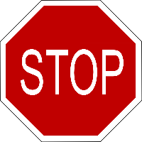 Stop sign
